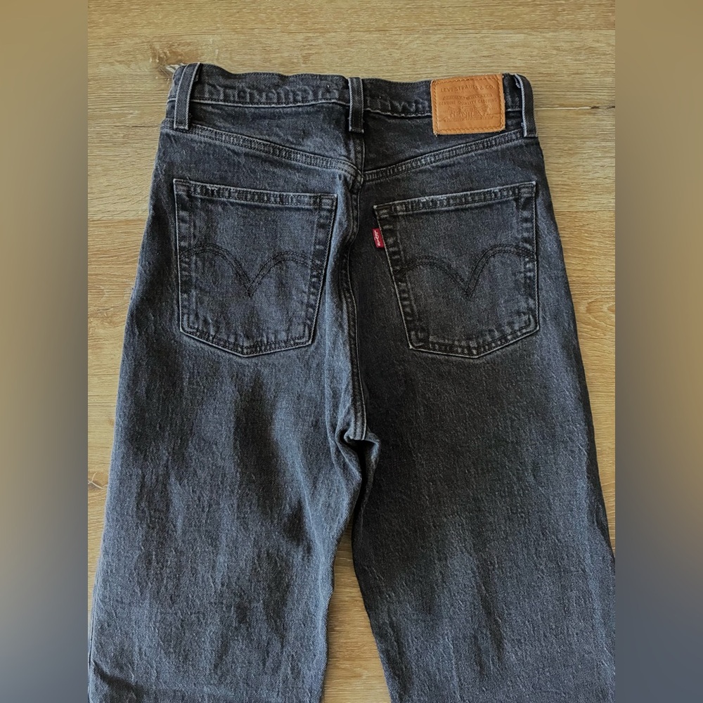 Levi’s 501 Big E Black Jeans Denim Pants Waist 27” Inseam 27”